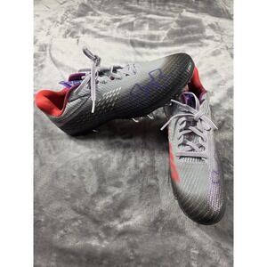 Under Armour Blur Smoke MC Lacrosse Cleats Women's Size 8.5 Grey 3025123-100